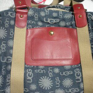 Ugg Australia Denim Jacquard Large Tote, So Cute